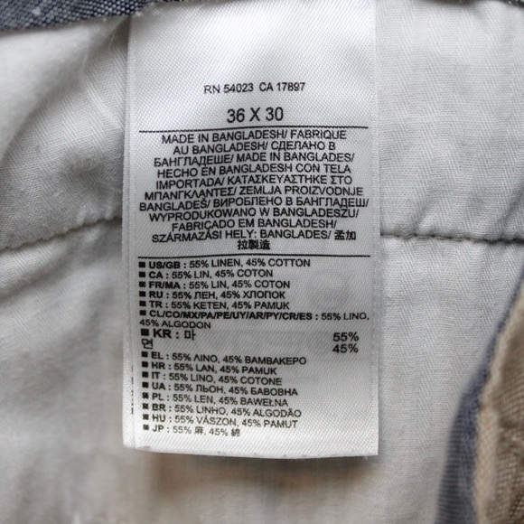 Banana Republic Linen Utility Pants - Picture 5 of 9